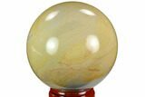 Polished Polychrome Jasper Sphere - Madagascar #124133-1